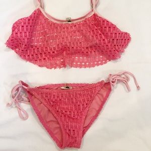 roxy bikini top and bottom